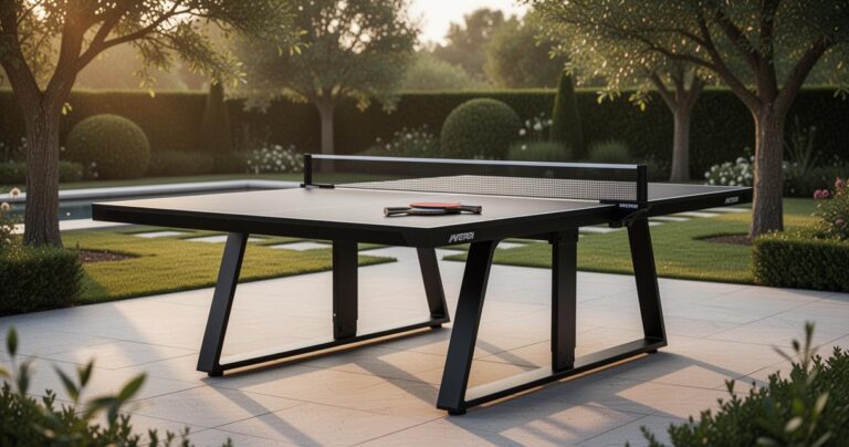 Cornilleau Black Code : la référence des tables de ping-pong extérieures certifiée FFTT et pliable